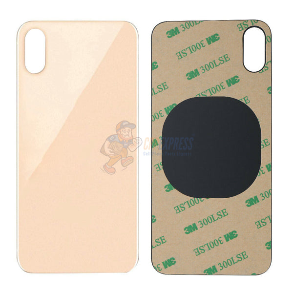 iPhone XS Glass Back Door - Perfect Fit Premium Back Glass - Gold