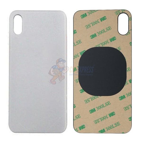 iPhone XS Glass Back Door - Perfect Fit Premium Back Glass - White