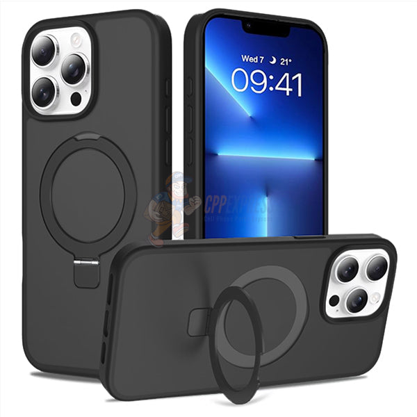 iPhone 13 Pro Shockproof Magnetic Case With Stand Holder