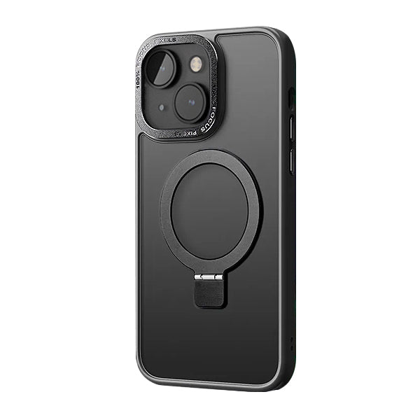 iPhone 14 Plus Shockproof Magnetic Case With Invisible Stand Holder