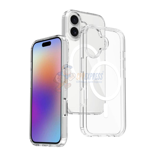 iPhone 17 Magsafe Silicone Protective ShockProof Case Cover - Clear