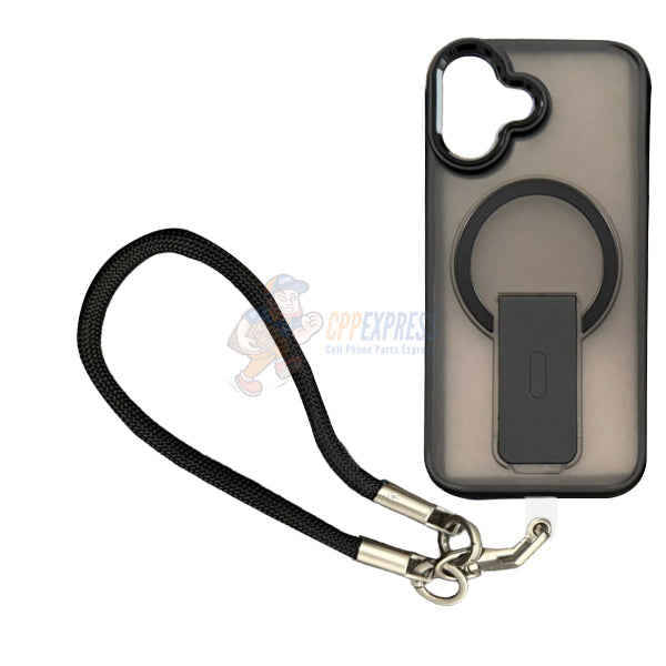 iPhone 17 Magsafe with Rectangular Stand ShockProof Magnetic Case Cover