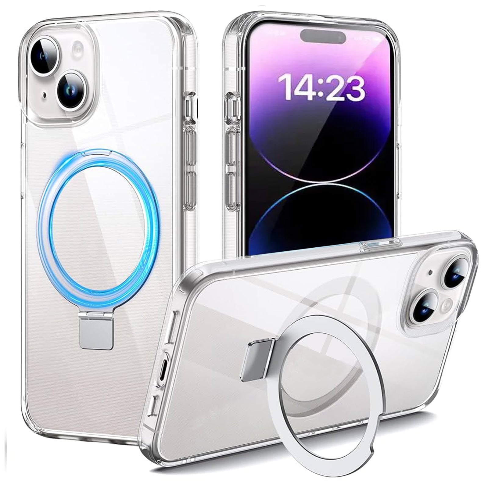 iPhone 13 / 14 Shockproof Magnetic Case With Stand Holder