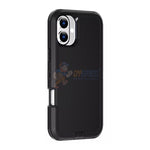 iPhone 16 Shockproof Heavy Duty Rugged Protective Defender Case Cover