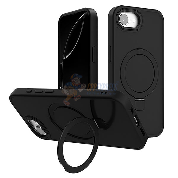 iPhone 16E Shockproof Magnetic Case With Invisible Stand Holder