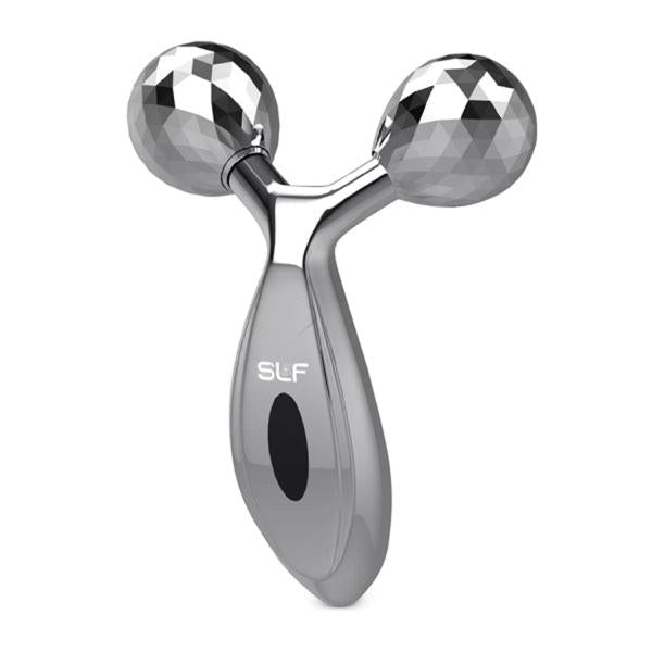 SLF 3D Beauty Face Facial Care Massage Roller Silver