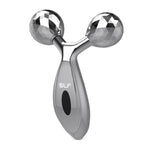 SLF 3D Beauty Face Facial Care Massage Roller Silver