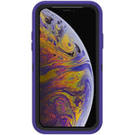 iPhone X / iPhone XS Shockproof Defender Case Cover - Purple