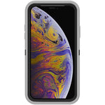 iPhone XS Max Shockproof Defender Case Cover - Light Gray