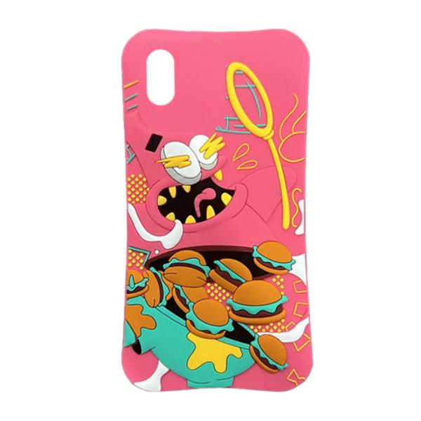 Nickelodeon iPhone Patrick Star Eating Krabby Patty Silicone Case
