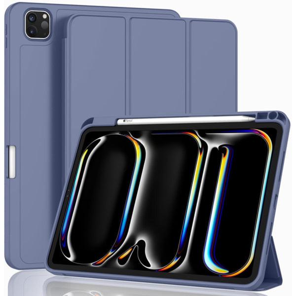 iPad Pro 11 (2024) Silicone case with Pencil Support - Lavender